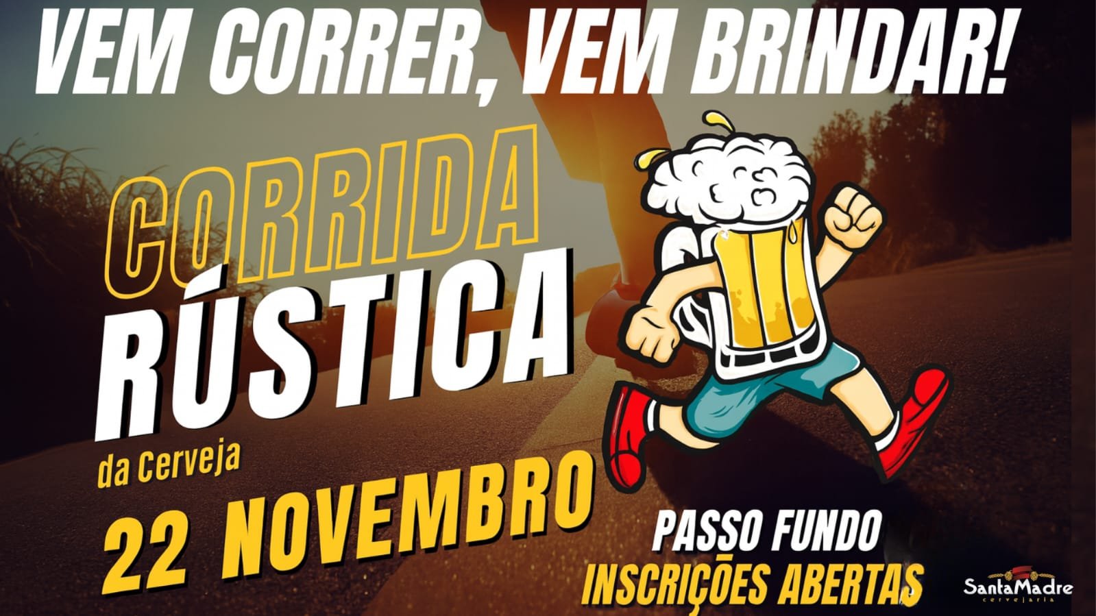 rústica da cerveja